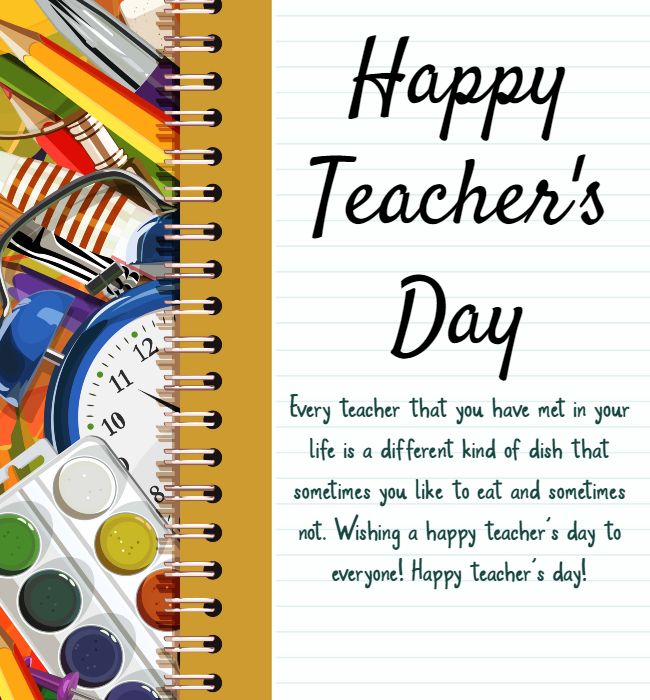 100 Happy Teachers Day Wishes, Messages and Quotes - Teacher ...