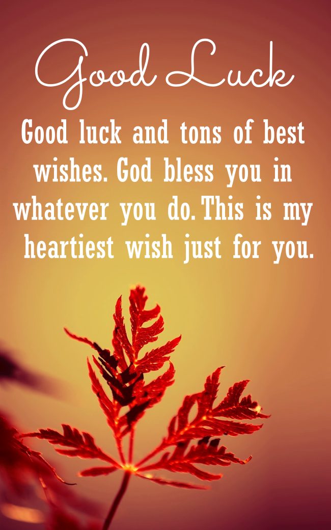 inspirational good luck quotes