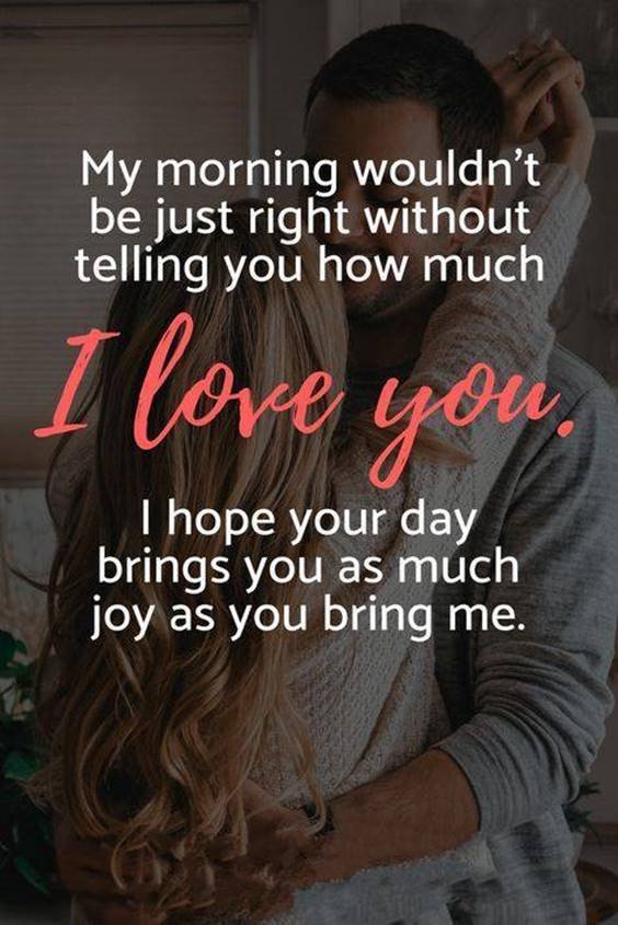 Good Morning My Love Quotes images sweet romantic good morning message for her